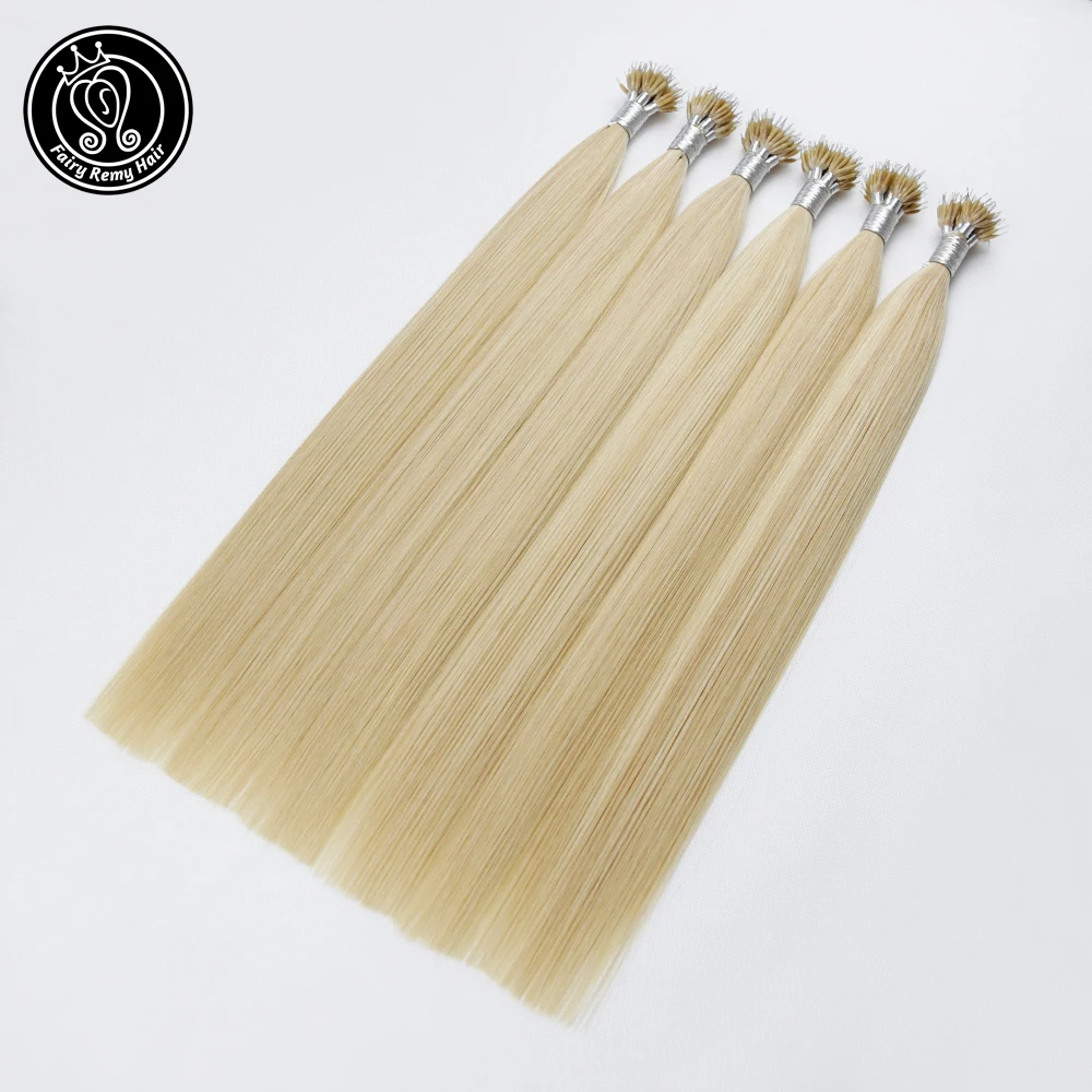 Фея Волосы Remy 0 8 г/локон 16 &quot18&quot 20 &quotРеми нано кольцо наконечник Пряди