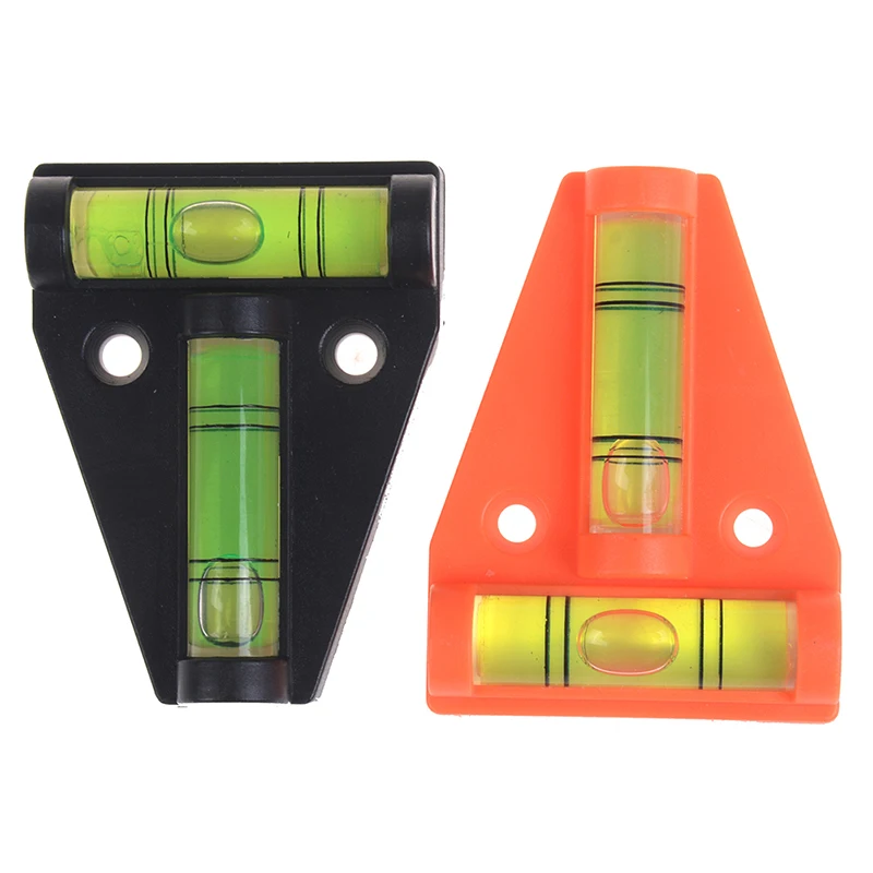

1 Piece T Type Spirit Level Measurement Instrument Triangular Plastic Level Indicator T-type Spirit Level Bubble Shell