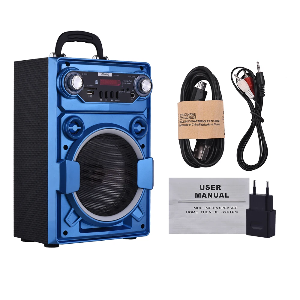 Беспроводная колонка Muslady со встроенным аккумулятором и слотом для карты памяти |