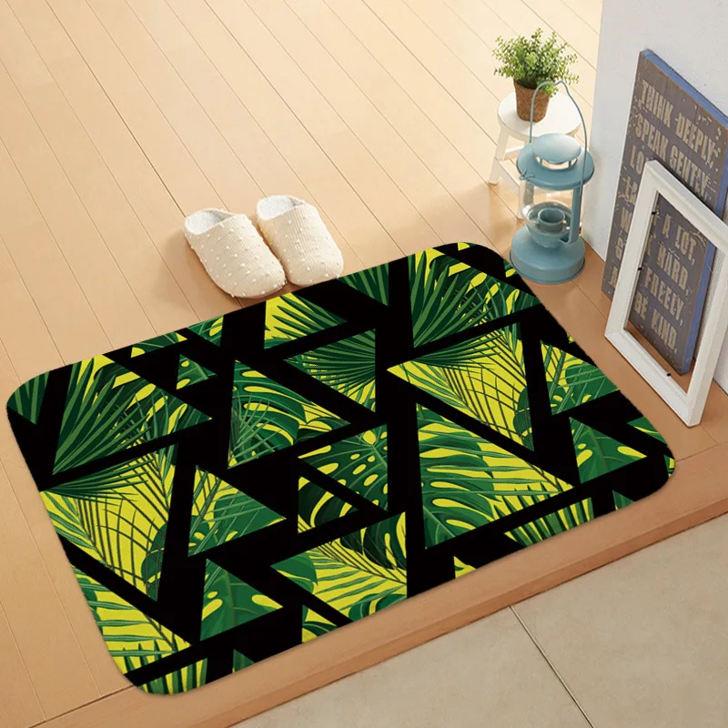 Добро пожаловать коврик Тропическое дерево коврики для дверей улицы дома