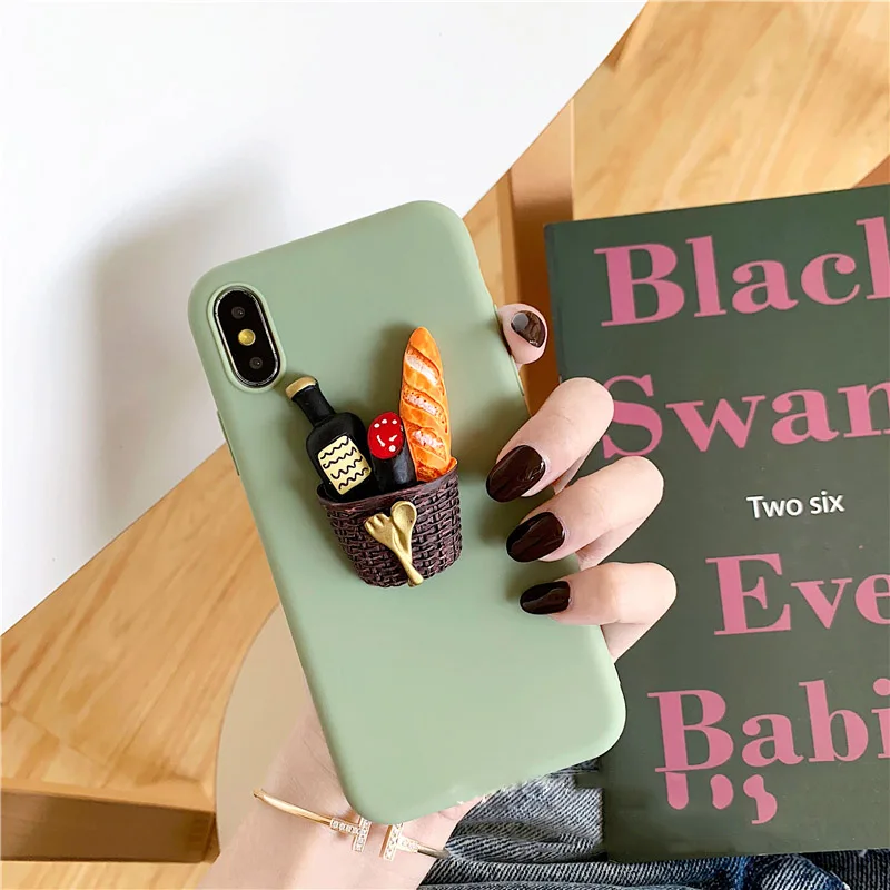 GlamPhoneCase трехмерный чехол для iPhone X XS Max XR Мягкий силиконовый 7 8 6 6s Plus |