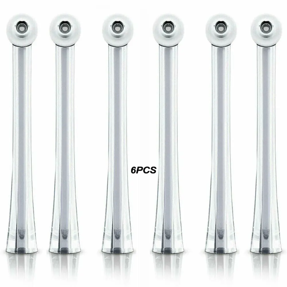 Новые высококачественные насадки HX8032 для Philips Sonicare AirFloss HX8340 HX8331 HX8332 HX8381 8341 ирригатор для полости рта - Цвет: 6pcs
