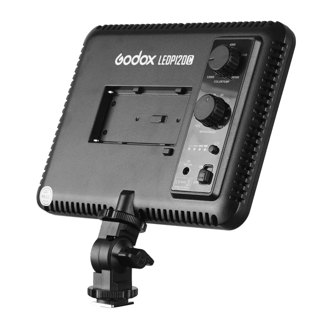Godox P120C 3300K ~ 5600K непрерывный светильник светодиодный для видеостудии + адаптер