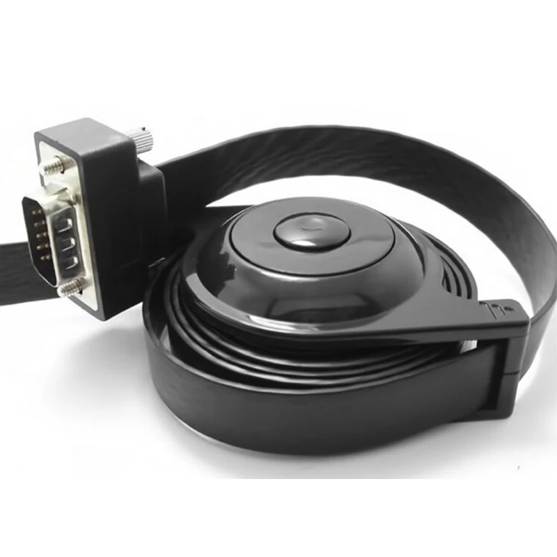 15Pin VGA HD15 Штекерный выдвижной шнур катушки Макс 1 8 м|cable max|cable shelfcable hmdi |