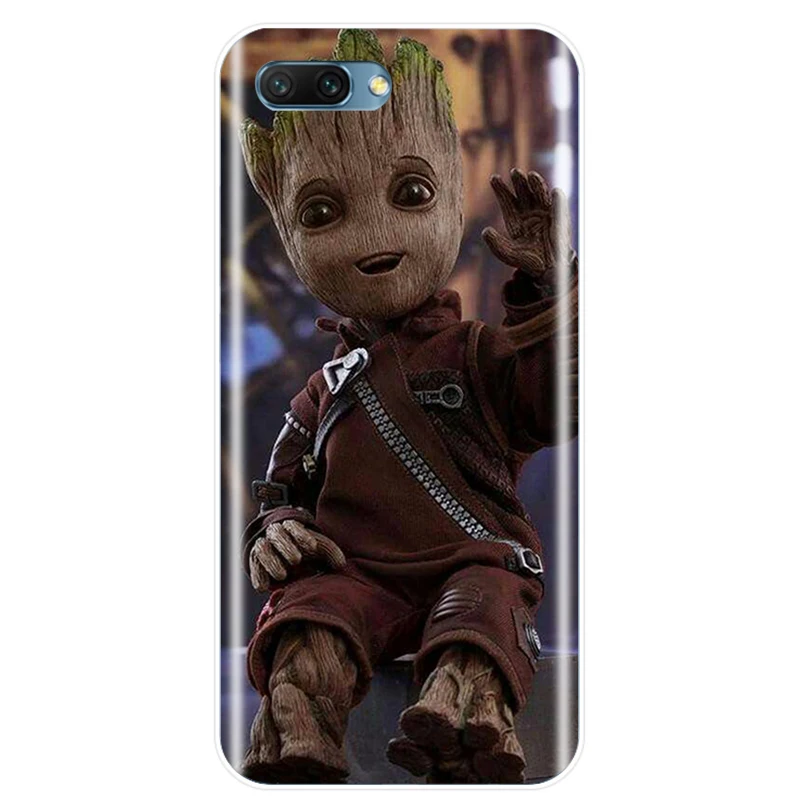 Стражи Галактики Galaxy Чехлы Marvel Мягкий силиконовый чехол для телефона для Huawei Mate 7 8 9 10 20 pro Honor 8, 9, 10, V10 NOTE10 lite