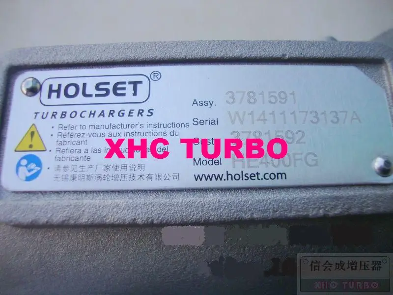 Новый настоящий Турбокомпрессор HE400FG 3781591 3781592 для двигателя Guangxi CUMMINS L9.3 9.3L 240KW 325HP