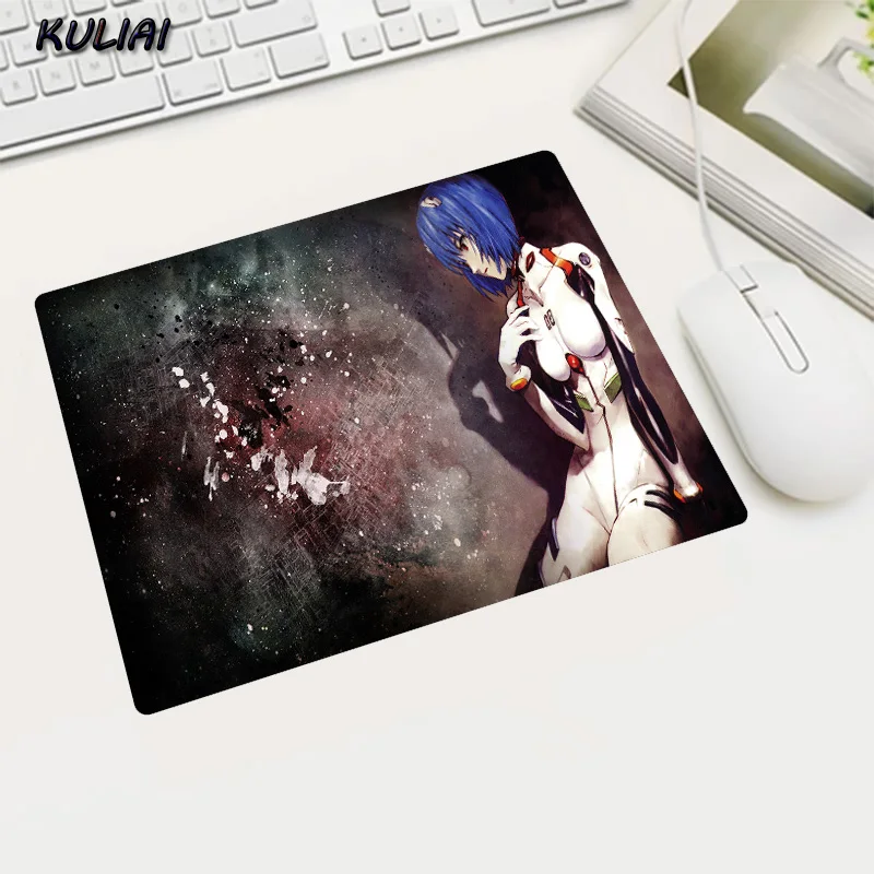 XGZ DIY Sexy Япония аниме плеер маленький Размеры резиновый коврик для мыши Evangelion игры Тетрадь планшетный ПК прямоугольник для DOTA2 Gta Cs Go - Цвет: 22X18CM