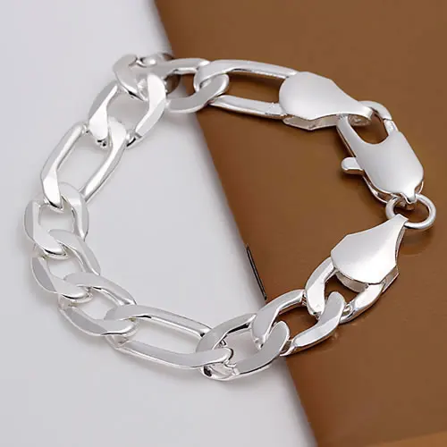 Lose Money! Free Shipping Wholesale 925 silver bracelet fashion jewelry 12mm Bracelet ghv gbea | Украшения и аксессуары