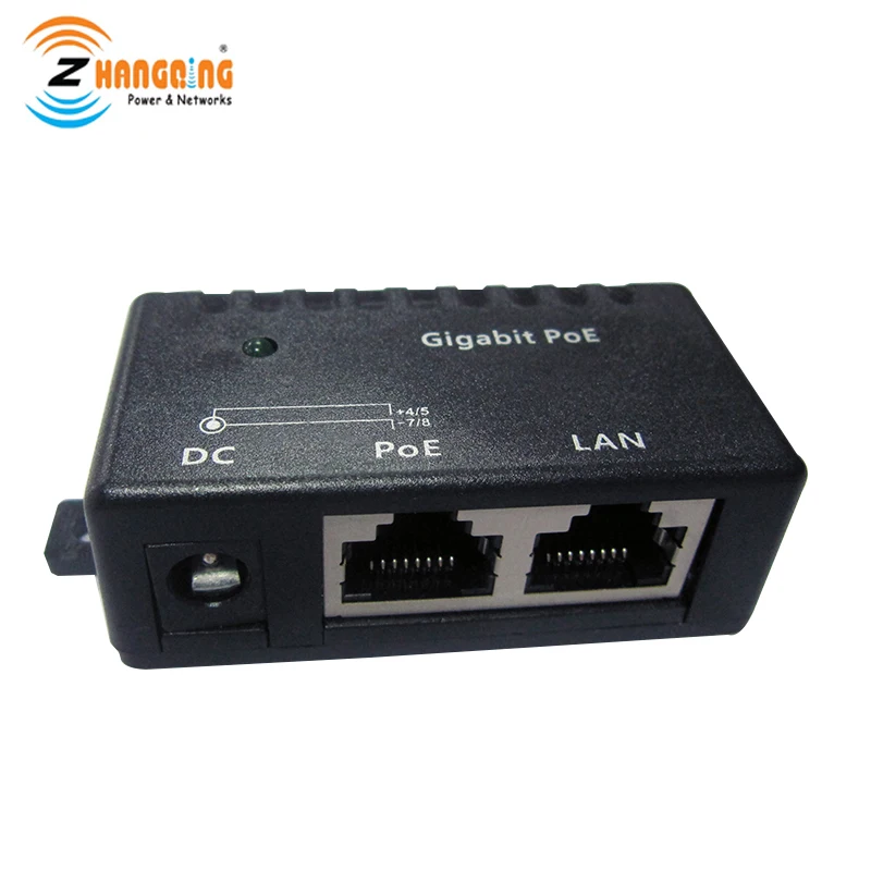 Гигабитный POE инжектор 100/1000 Мбит/с Однопортовый для ip-камеры IP phone WiFi AP |