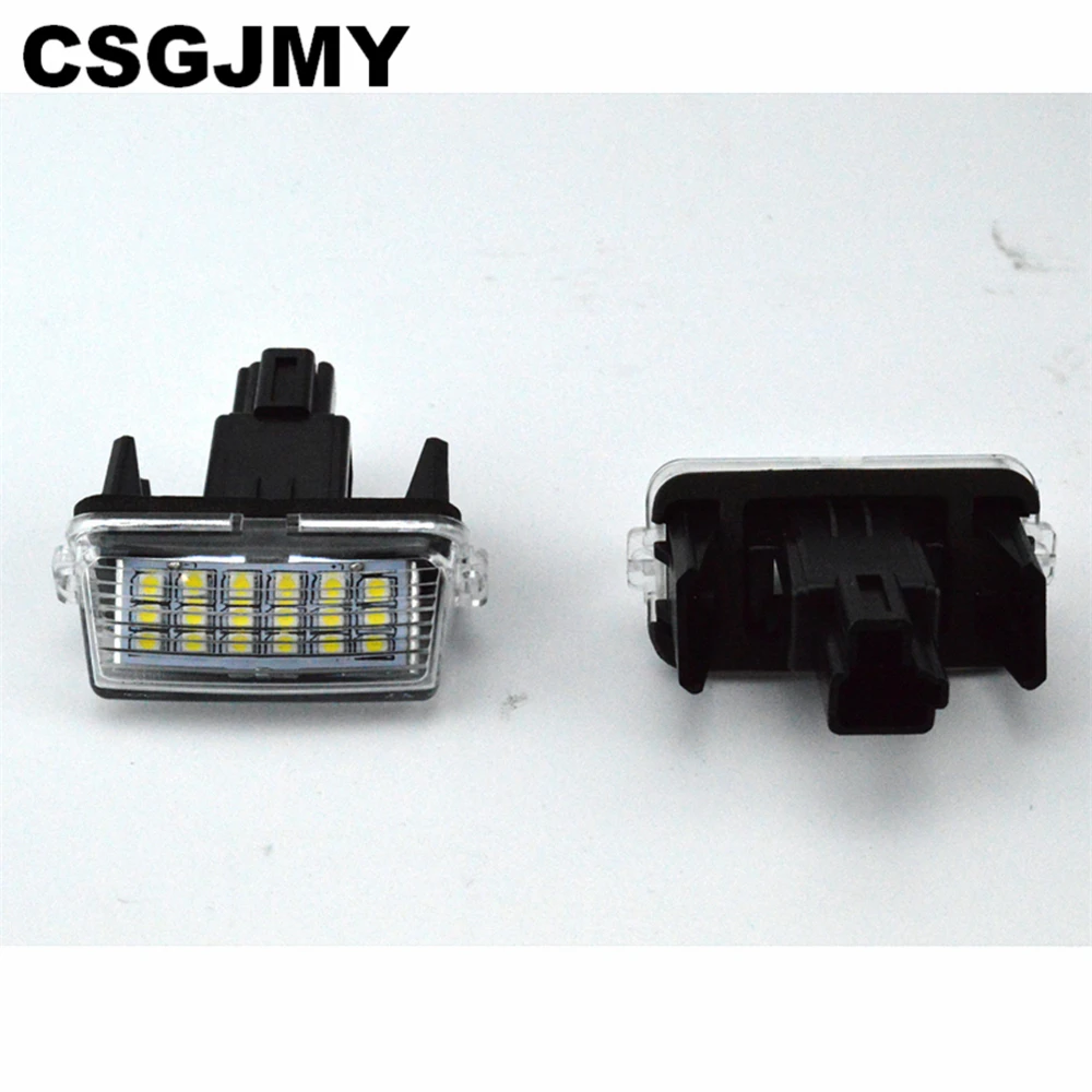 2 шт. Canbus Белый для Toyota Yaris/Vitz Camry Corolla Prius C Ractis Verso S светодиодный номерной знак