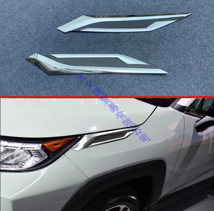 Для TOYOTA Rav4 (XA50) 2019 2020 декоративные аксессуары ABS хромированный передний головной