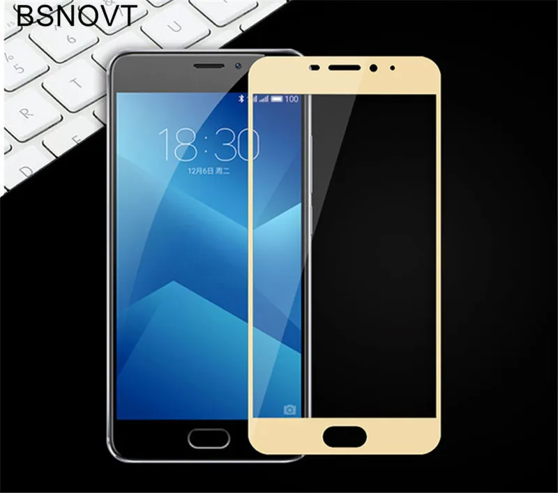 2 шт. стекло для Meizu M5 защитная пленка экрана телефона полное покрытие закаленное