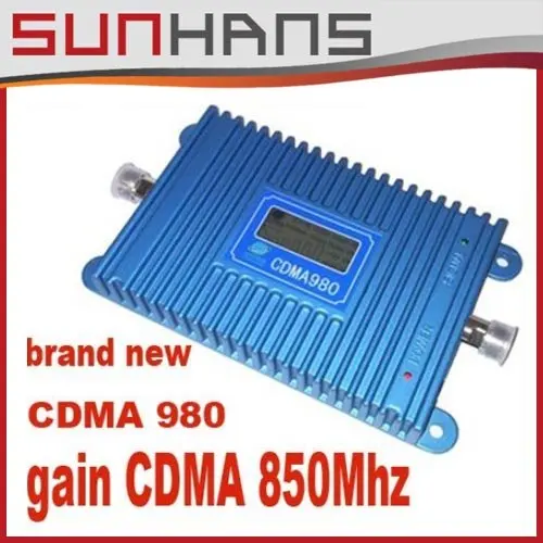 Высококачественный ЖК дисплей 850 МГц Репитер сигнала мини celular 70dB cdma усилитель