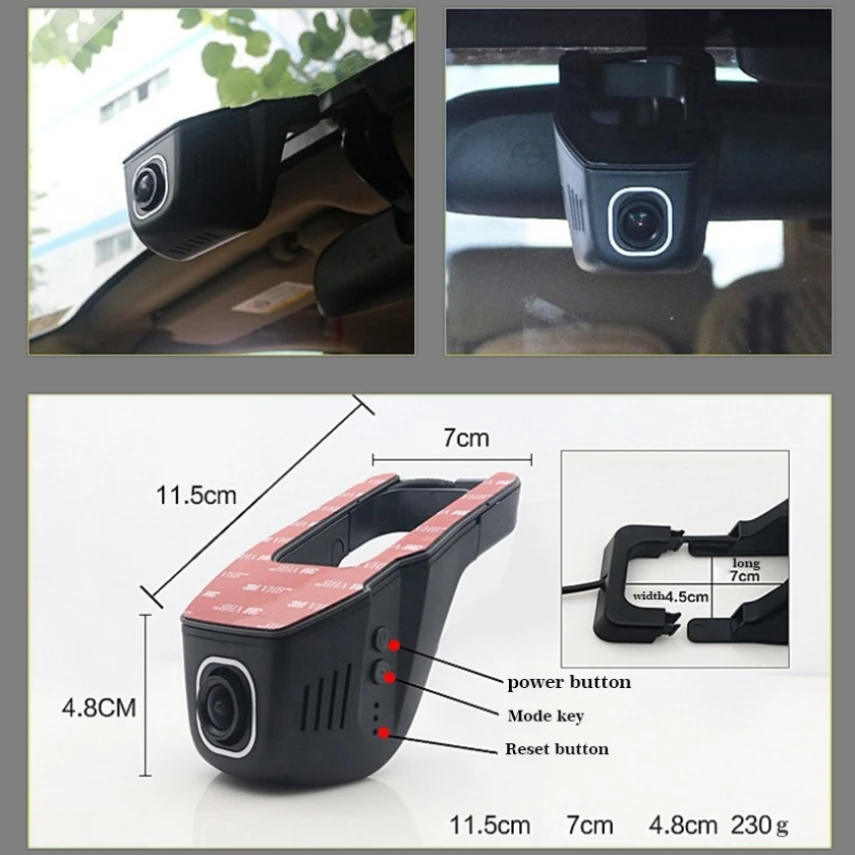 YESSUN для Mazda CX 5 CX5 автомобильный видеорегистратор DVR Мини приложение управления Wifi