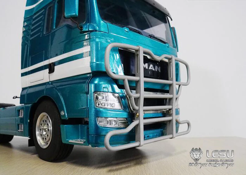LESU Metal Front Bumper A2 RC Tamiya MAN Upgraded 1/14 Tractor Truck Model DIY TH02260 | Игрушки и хобби