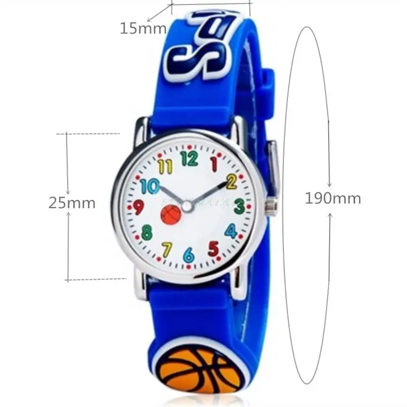 WILLIS досуг детей Кварцевые часы мультфильм яркий цвет Стильный аналоговый 3D