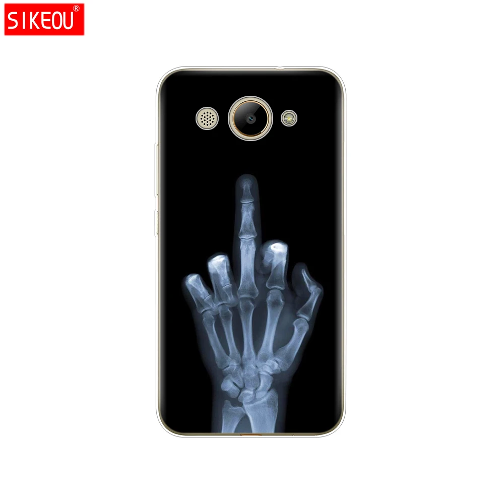 12052 Для huawei Y3 чехол мягкий силиконовый huawei Y3 прозрачная задняя крышка 5,0 ''TPU Y 3 чехол для телефона s кот цветок - Цвет: 12052