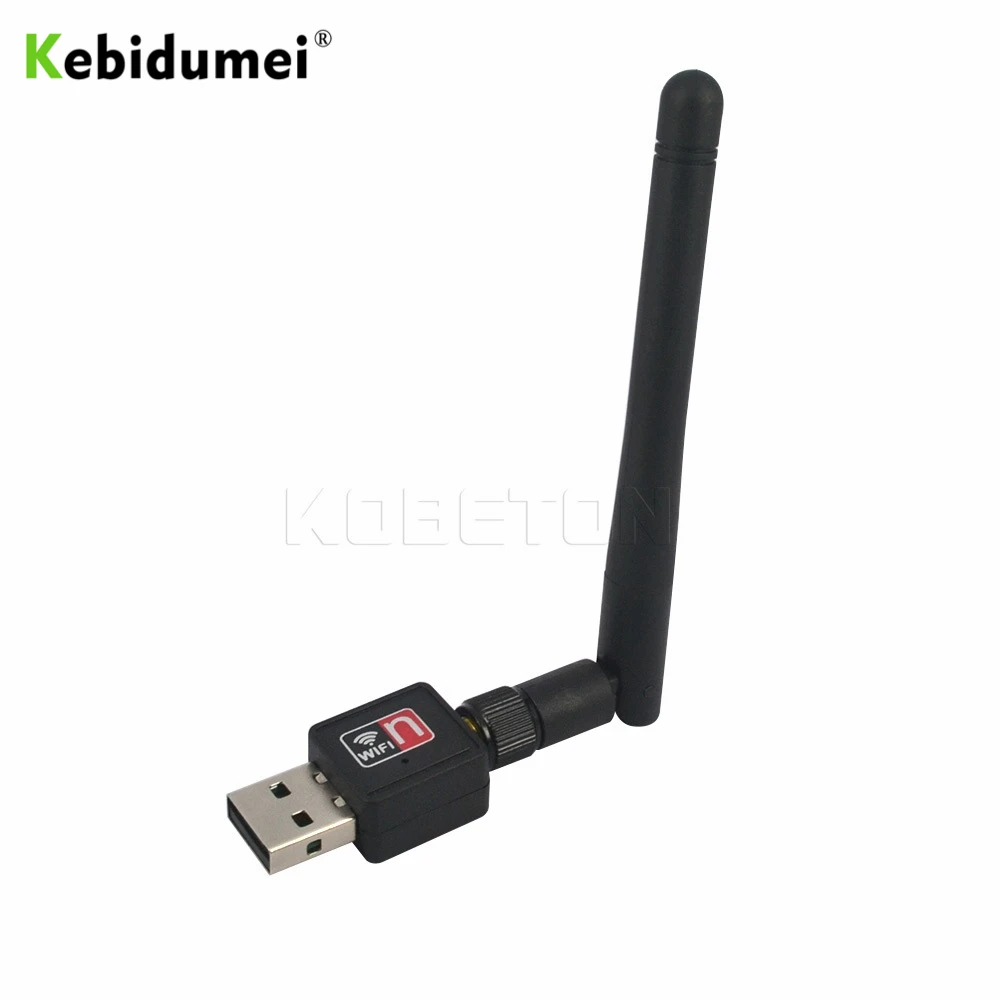 Kebidumei 150Mbps Wifi Adapter USB 2.0 WiFi Antenna Wireless Network Card 802.11b/g/n LAN Wi-Fi Adaptor | Компьютеры и офис