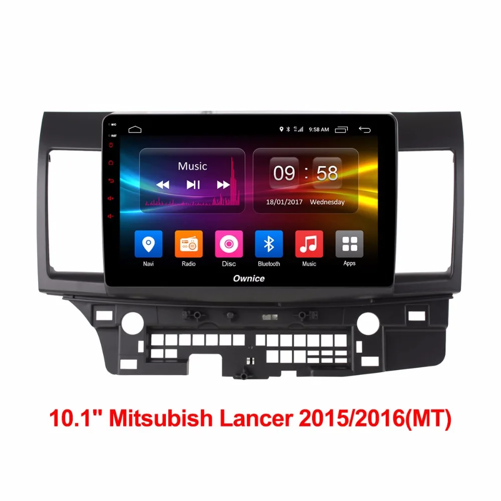 Автомобильный DVD плеер Android 6 0 8 ядер 2 Гб ОЗУ + 32 ПЗУ для Mitsubishi LANCER 2015/2016 gps навигация
