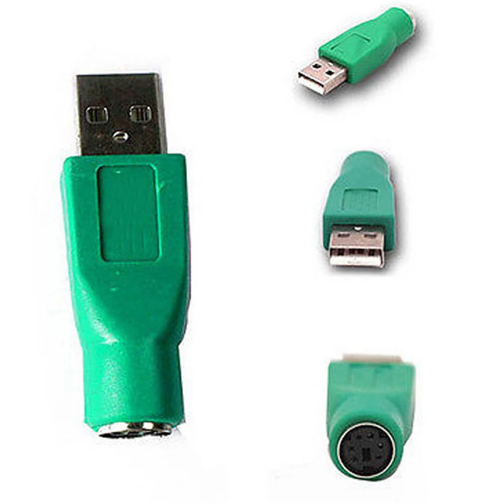 PS2 гнездовой USB папа порт мышь адаптер конвертер Разъем для PS/2 мыши или клавиатуры