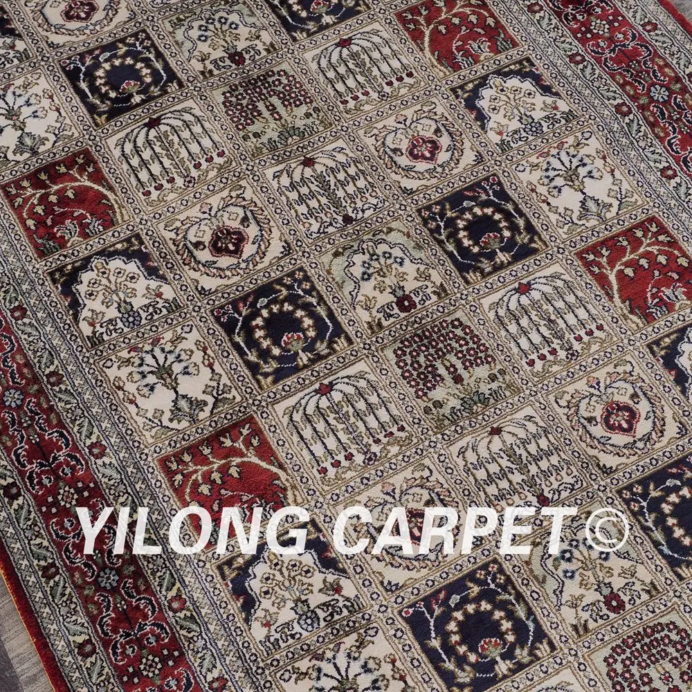 YILONG 3 'x 5' персидский шелк садовый коврик изысканный четырехсезонный Шелковый