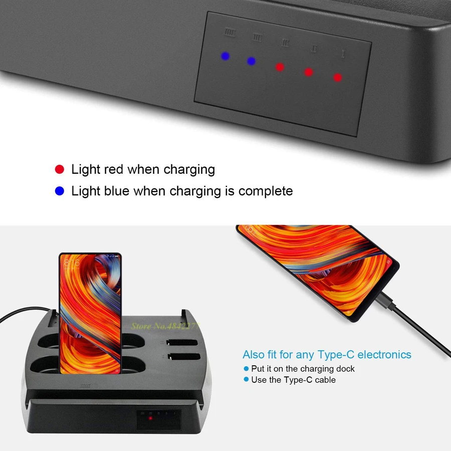 Аксессуары для док станции Nintendo Switch зарядная станция консоль Nintendoswitch Pro контроллер Joycon подставка игр