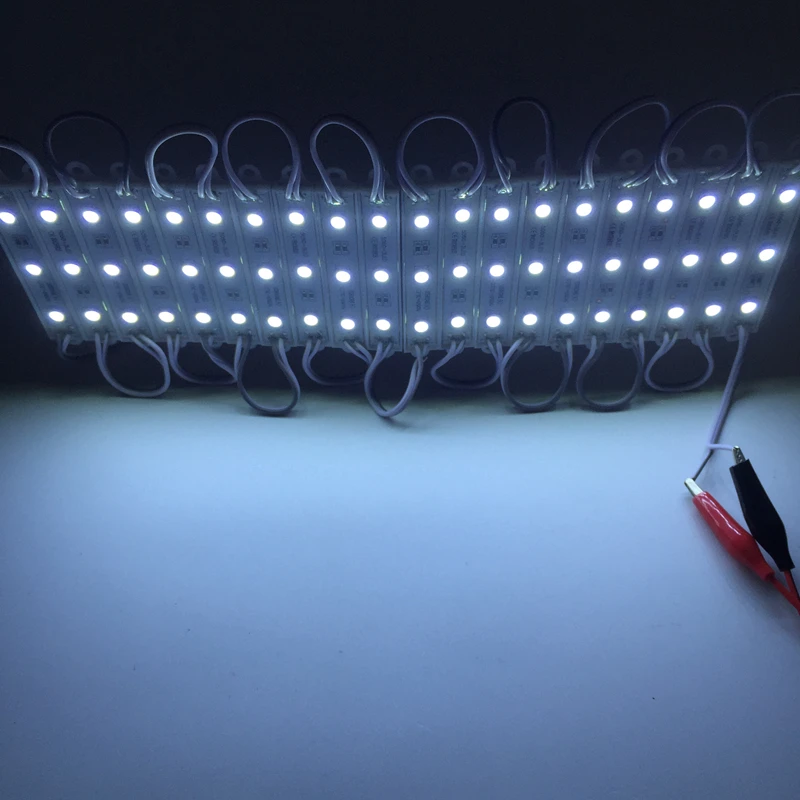 Светодиодный модуль IP65 SMD 5050 водонепроницаемый светодиодный подсветки для