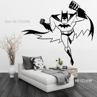 superhero vinyl wall art sticker poster wallpaper childrens themed room decals wall stickers free shipping