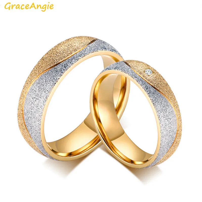 Кольца GraceAngie из титановой стали 1 шт. модные стильные кольца для любителей