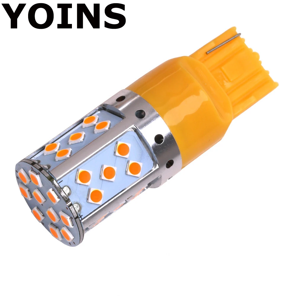 1x1156 T20 7440 W21W 3030 35 SMD без ошибки LED Canbus указатель поворота 12-24 В постоянного тока