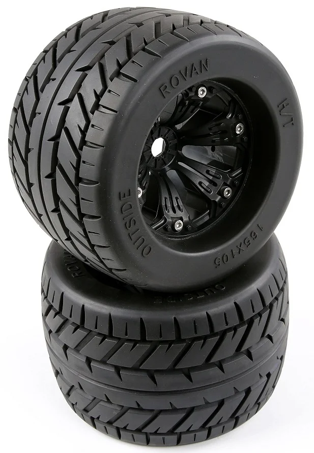 Rovan MONSTER BRUSHLESS TRUCK Road Wheel And Tyre fit 1/8 SAVAGE XL FLUX 4 6 5 9 RC CAR Part | Игрушки и хобби