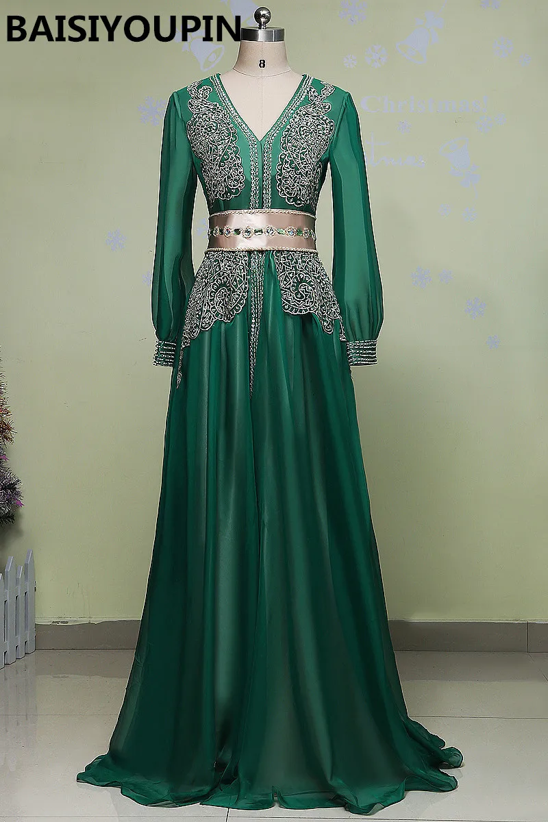 Мусульманское арабское платье вечерние платья 2020 новое с длинным рукавом