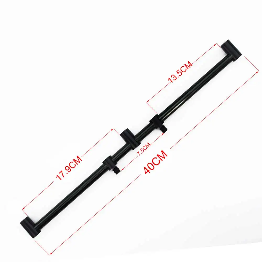 

Hirisi New Carp Fishing Rod Pod Set 1pcs Fishing Buzz Bar Black Color 2pcs Fishing Bank Sticks
