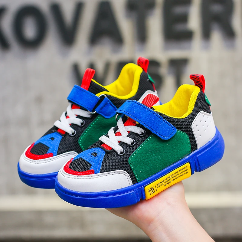 AY/2019 г. весенне Осенняя детская обувь спортивная для мальчиков модные брендовые