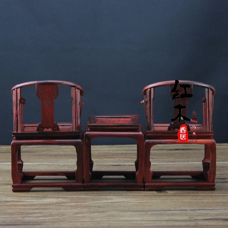 Деревянная мебель из розового дерева резные благовония в миниатюрных поделках