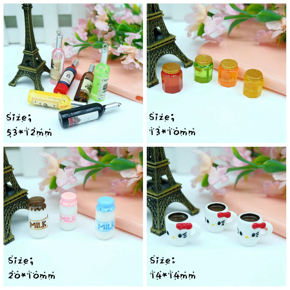 Кабошоны в форме напитка Kawaii для украшения artesanatos acessorios DIY | Дом и сад