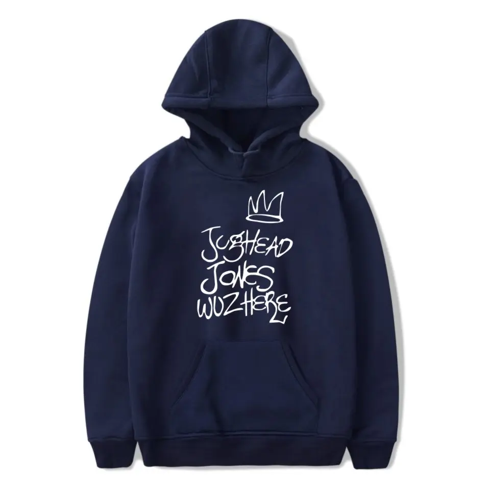 New Kpop Riverdale Jughead Jones Wuz Here Female Women Hoodies Sweatshirts Hooded Hoody Pullovers Harajuku Streetwear | Женская одежда