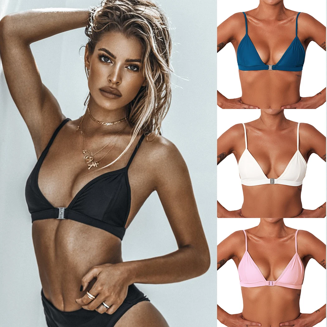 Женский бюстгальтер с пряжкой хорошее сексуальное бикини купальник блузка