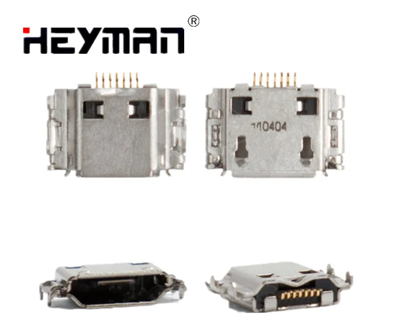 Разъем для зарядки Heyman Samsung S3370 S5250 S5620 S5670 S5750 S5830 S5830i S6500 S7230 S7350 S8300 (7 контактов micro USB