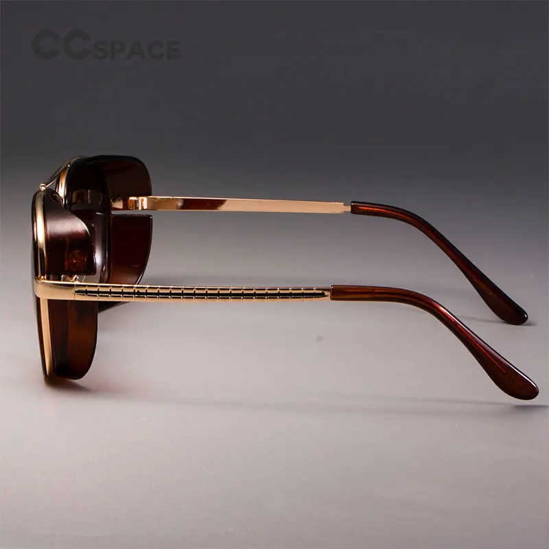 CCSPACE Железный человек 3 Matsuda TONY Steampunk Солнцезащитные очки для мужчин зеркальные