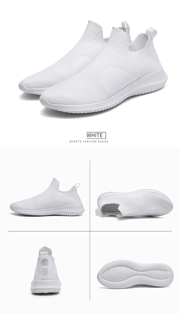 Мужские кроссовки Flyknit; Летняя обувь; Повседневные Дышащие лоферы на плоской подошве; модные мужские теннисные удобные прогулочные туфли из сетчатого материала; большой размер 46