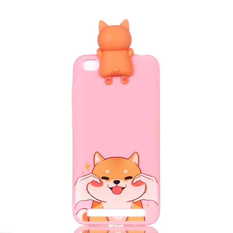 Style 7 Силиконовый чехол для телефона, чехол для Xiaomi Redmi 5A 5 A, чехол для Fundas Xiaomi Redmi 4A 4 A, 3D мультяшная кукла, игрушки, единорог, чехол s - Цвет: Style 7