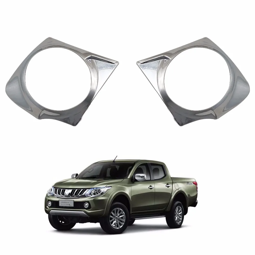 2016 2019 ABS хром для Mitsubishi L200 Triton аксессуары противотуманные фары Накладка Стайлинг