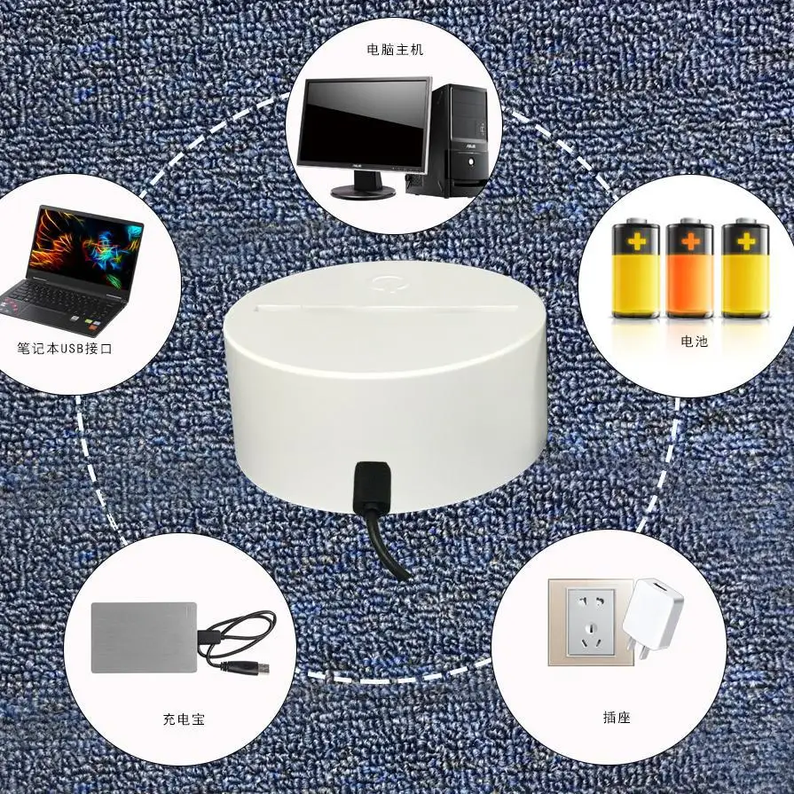 Новинка необычное место 3d свет обесцвечивание креативный мультфильм рыба