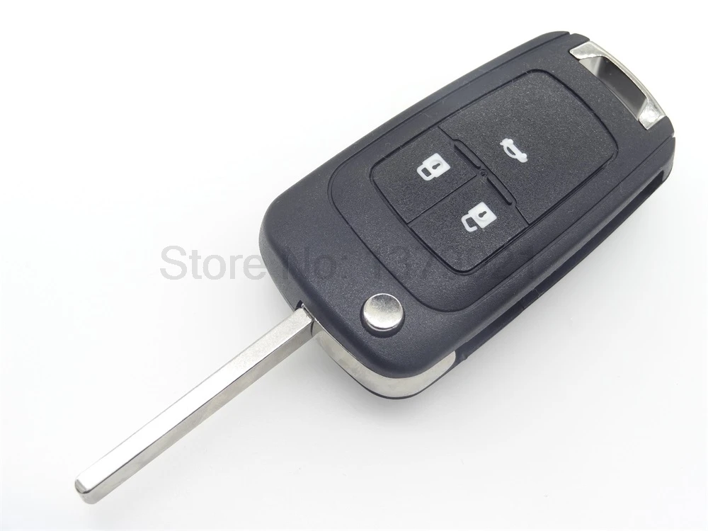 AUTEWODE 3 Button Flip Folding Remote Key Fob Case Uncut Blade For Chevrolet Cruze Aveo 2011-2012 | Автомобили и мотоциклы