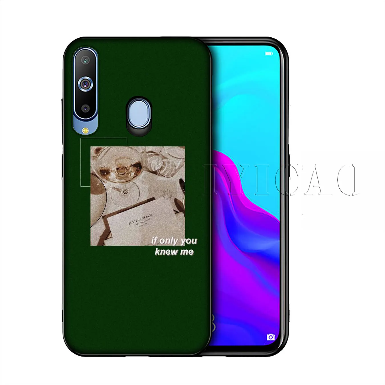 Силиконовый чехол IYICAO для Samsung Galaxy A10 A30 A40 A50 A70 M10 M20 M30 | Мобильные телефоны и