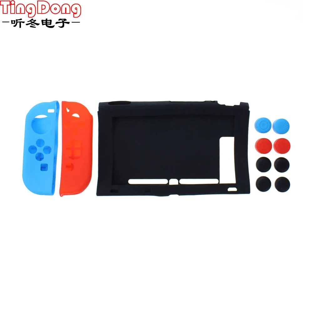 Ting Dong силиконовый защитный чехол + шапочка комплект для Nintendo консолью