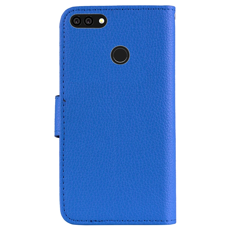 AOBABLAU Роскошные флип чехол бумажник для huawei Y9 2018 искусственная кожа + силиконовый
