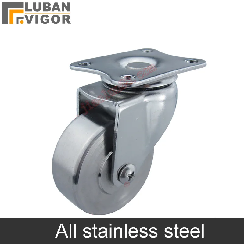 

Stainless steel rigid Directional Swivel wheel, universal casters With brake,strong and sturdy,use Outdoor board ,home hardware