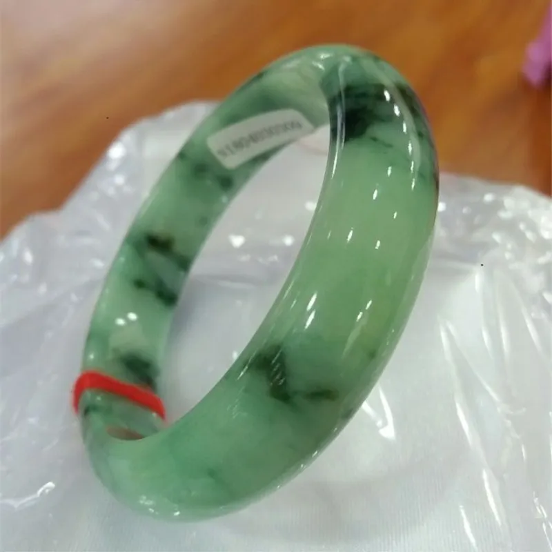 (Сертификат) браслет из натурального Jadeite браслеты с плавающими цветами мужские